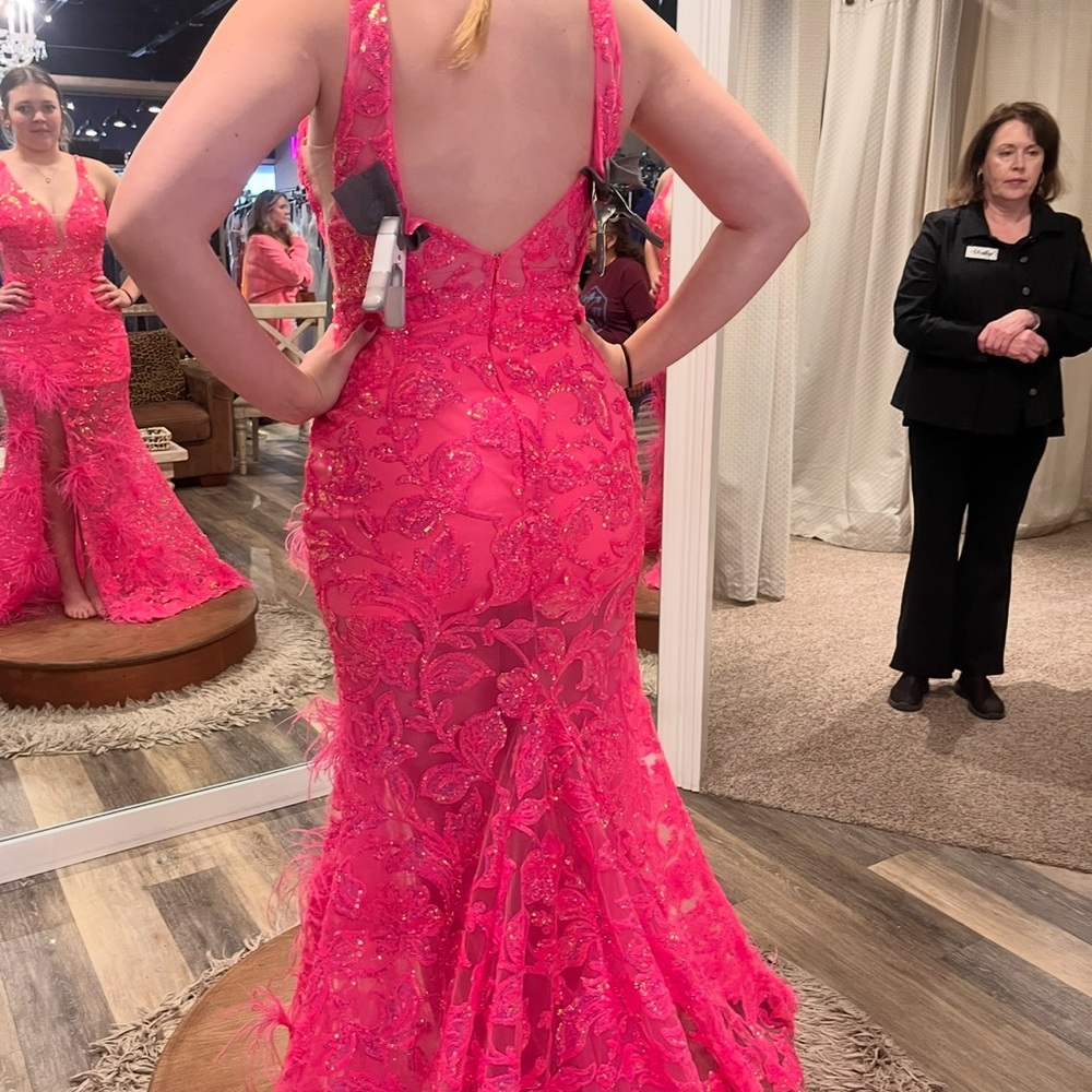Pink prom dress